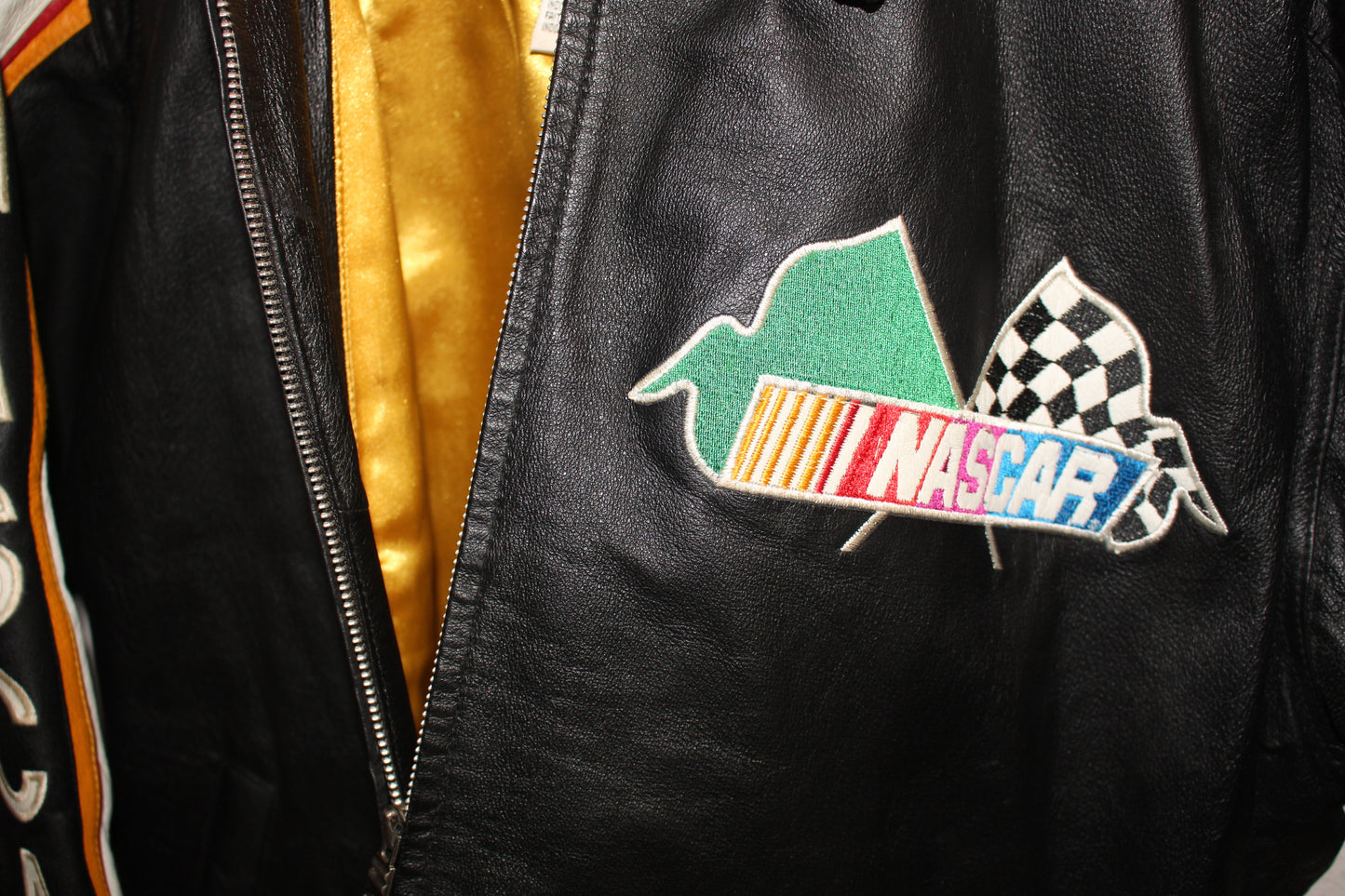 Rare NASCAR Leather Jacket (L)